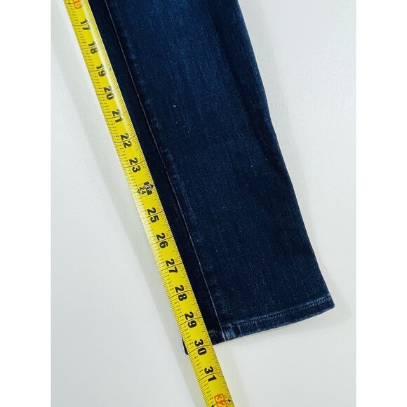 J Brand Daring Light Distressed Dark Wash Stretch Midrise Skinny Jeans Womens 26 - Picture 12 of 15